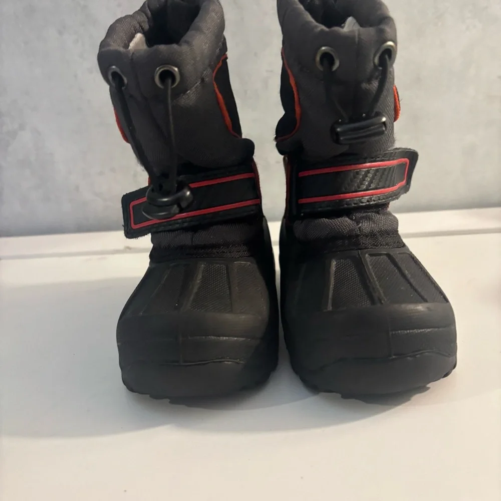 Champion Kids Toddlers Black Winter Snow Rain Boots Size 4